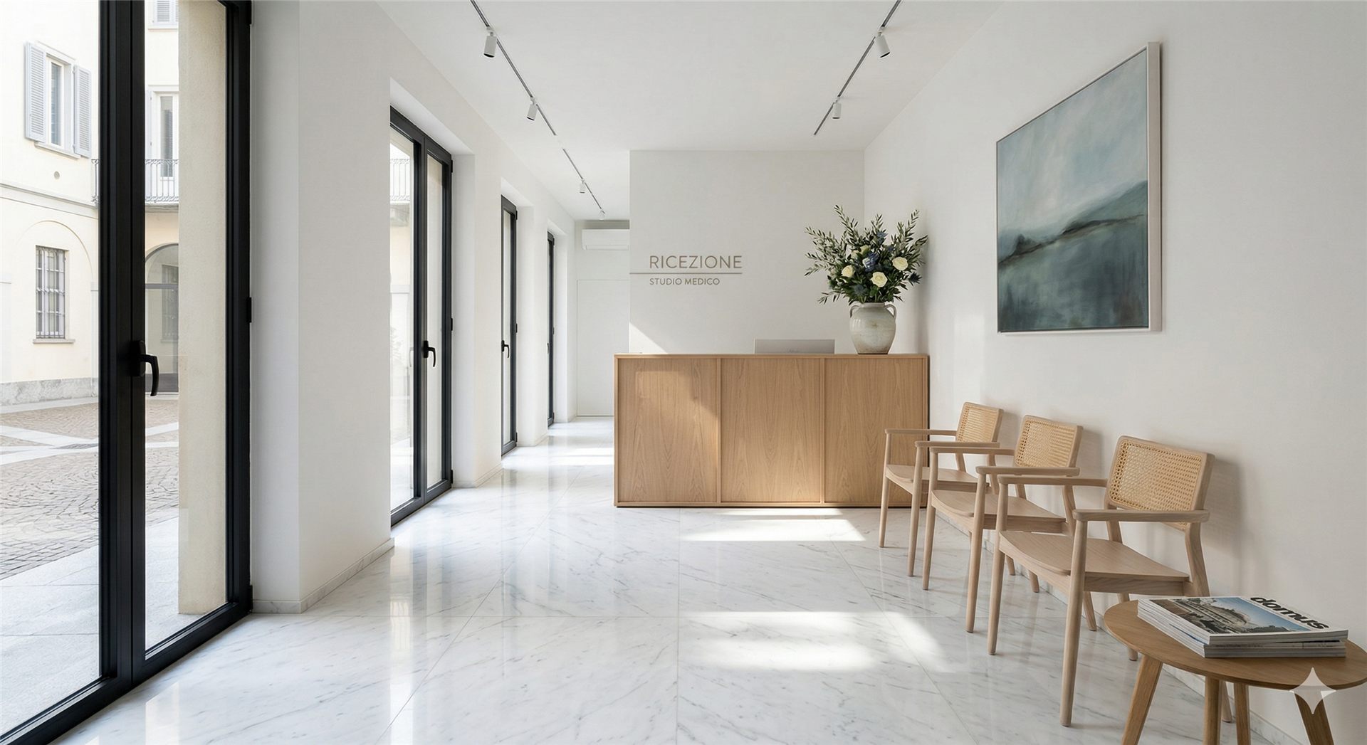 Pulizia di uno studio professionale a Bergamo
